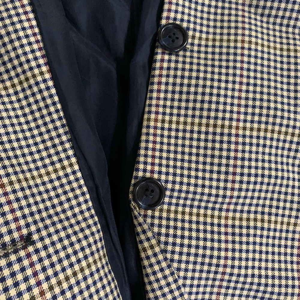 Classic Checkered Blazer